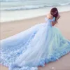 Quinceanera Dresses Baby Pink Ball Gowns Off the Shoulder Corset Selling Sweet 16 Prom Dress with Hand Made Flower Weddings Go290a