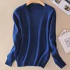 Women's Sweaters 2023 European Sweater High Quality Pure Color Autumn Spring Fashion Outwear Pullovers Knitted Lady Cashmere