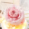 Decorative Flowers Preserved Rose In Glass Dome Artificial Eternal Flower With LED Light Valentine's Day Christmas Women Gift DIY Engraved