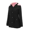 Women's Trench Coats Rain Cost Women Winter Overcoat Coat Womens Warm Jacket Ladies Thick Long Hooded