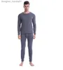 Mens Thermal Underwear Fashion Thermal Underwear Long Johns Men Man Män Set Winter Warm Long Johns Warm Sleep XXXL Y200106 L230