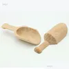 Spoons Mini Wooden Scoop Teaspoon Small Salt Shovel Bath Spoon Milk Powder Scoops Wood Connt Coffee Tea Sugar Dbc Drop Delivery Home Dhwqb