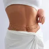 Ceintures Boho Gold Multi Couche Papillon Pendentif Strass Taille Ventre Chaîne Été Plage Bikini Cristal Corps Sexy Rhineston