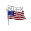 Pins Broschen Mode Kristall Handgemachte Vereinigte Staaten Flagge Revers Einzigartige Strass Schmuck Geschenk Drop Lieferung Dhecn