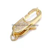 CLASPS HOOKS RIVERSR CZ MICRO PAVE HOMPER CLASP ACCESSORS