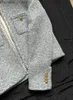 Damen Trainingsanzüge 2023 Frauen Vintage Designer Tweed Blazer Jacke Mantel weiblich Mailand Runway Designer Kleid kausal Langarm Tops Kleidung Anzug A110 L230914