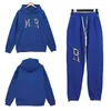 Survêtements pour hommes Hommes Sports Toppants Costume noir pour hommes Sweats à capuche et pantalons Design de mode Vêtements Costumes de jogging bleus Pull Plus Taille Designer Sweatsh