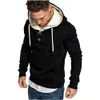 Heren Hoodies Sweatshirts Effen Knoopzak Hoodies Heren Sweatshirts 2023 Rapper Hip Hop Capuchon Trui Sweatershirt Mannelijke Kleding Sudadera Hombre 230914