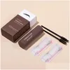 Rehausseurs de sourcils Ibcccndc Stamp Enhancer maquillage de luxe eye-liner tatouage contour des yeux poudre de sourcils couleur marron crème coiffante douce Sten Dhheq