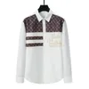 new Men's Shirts Luxury brand Men's designer Casual Shirts