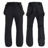 Pantalons de Ski hommes et femmes hiver Ski en plein air coupe-vent imperméable chaud respirant snowboard bandoulière