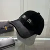 Kadınlar Sonbahar ve Kış Lüks Tasarımcı Top Cap Crystal Mektup Nakış Ayarlanabilir Boy Casquette