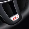 Adesivo de metal para volante R Rline Emblema para Volkswagen 2017 Touran Golf 7 MK7 Passat B8 Acessórios para carro Styling289J