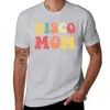 Herrtankstoppar disco mamma t-shirt tee skjorta kort anpassade t skjortor tungvikt svart för män