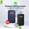Carlinkit 4.0 Adaptateur automatique Android sans fil 3.0 sans fil 2 en 1 universel pour Appleaddandroid Carplay Ai Box Dongle USB pour Audi Vw Be Dhpuq