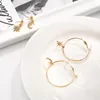 Boucles d'oreilles pendantes pour femmes, bijoux à la mode coréenne asymétriques, étoiles et lunes, 2 paires de clous longs, 2023