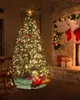 Weihnachtsdekorationen, grüner Muster-Weihnachtsstern-Baumrock, Weihnachten für Heimbedarf, Röcke, Basisabdeckung