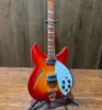 Cherry Red Jazz Electric Guitar, 12-strunowy Rickenback 360, Half-Hollow, Ricken 330