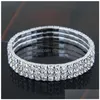 Tennis Mtiple Style Bracelets De Cheville Mode Strass Stretch Shine Bracelets Pour Femmes Couple Petite Amie Cheville Cadeaux De Mariée Drop Livraison J Dhg2V