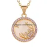 Collane con ciondolo 12 Collana con segno zodiacale Catena con clavicola in rame Leone Ariete Pendenti con pesci Fascino Stella Girocollo Astrologia Catene d'oro per Dhsqw