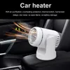 Home-Heizungen 12V 130W Auto-Heizung Defroster Mini-Elektroheizung für Auto Schneller Heizventilator Auto-Windschutzscheiben-Entfeuchtungs-Demister-Defroster-Heizung HKD230904