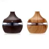 Humidifiers Wood Grain Essential Oil Aromatherapy Diffuser USB Charging Home Air Humidifier Purify Soothing LED Night Light Mist Maker L230914