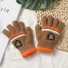 Gants pour enfants enfants hiver complet tricoté doux enfants mitaines 5 10Y garçons filles épais garder au chaud automne gant 230914