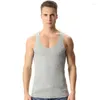 Débardeurs pour hommes Arrivée Mode Hommes Été Mince Couture Sans Couture Super Grand Coton Élastique Sans Manches Lâche Gilet Tricoté Plus Taille XL-7XL