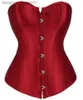 Bustini modellanti da donna Corsetti Corsetto Top sexy Taglie forti Lingerie Gotico Overbust per le donne Broccato Burlesque Costumi vintage Erotici MujerBustiers L230914