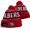 2023 San Francisco Beanie SF 49 Baseball North American Team Patch Patch Winter Wool Sport Knit Hat Caps Caps A0