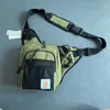 Bolso de pecho para exteriores de diseñador para hombre, marca de moda urbana, mochila diagonal para deportes callejeros de ocio, bolsa de herramientas de moda