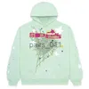 Men's Hoodies Sweatshirts Mens hoodies spider 555 hoodie tracksuit sp5der Mint Green Belinni sportwear ports hooded casual suitss x0914