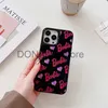 Cas de téléphone portable Dessin animé Barbie Doll Love English Convient pour coque de téléphone Anti-chute J230914