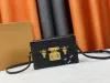 9a echte lederen mode dames messenger portemonnee crossbody pochette petite malle ontwerper luxe schoudertas vrouw handtas