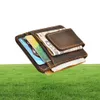 Top Quality Credit Card ID Holder Simple Design Magnet Men Wallet Money Clip Crazy Horse Leather s Design European And Ame5457916