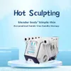 New 10 handles double chin removal belly fat burn monopolar rf radio frequency skin tightening body slimming beauty machine