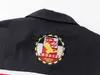 Vestes pour hommes 2024SS Black Red Rhude Jacket Men 1 Badge d'extérieur hip-hop de meilleure qualité