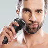 Elektrisk rakapparat Rotary Razor Men Cordless Beard Trimmer Facial Hair Remover