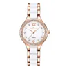 Arrival Ceramic Quartz Movement Womens Watch Diamond Ladies Watches Life Waterproof Favorite Wristwatches Whole276i