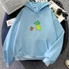 Sweats à capuche pour femmes mignon motif de dessin animé pull rétro sweat dames Harajuku vêtements surdimensionnés chaud plus velours sweats hommes femmes