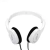 Mobiltelefonörlurar Kubite Kids Wire Hörlurar på öronfällbar stereo Bluetooth -hörlurar med mic -spelhuvudet för barnens hörlurar Partihandel L230914