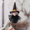 Halloween Decoration Cartoon Gauze Skirt Doll Hanging Bell Pendant Pumpkin Hanging Ornaments Festive Party Supplies