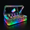 Nightclub LED Dom Perignon Ace of Spade Champagne Bottle Presenter Suitcase Display Box 5 Bottles Vip Bottle Briefcase 3 bottle Service Tray Carrier Case