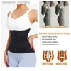 Women's Shapers Womens Shapers MiiOW Waist Trainer Corset Women Binders Tummy Wrap Body Shapewear Slimming Belt Flat Belly Workout Postpartum Girdle 230803 L230914