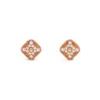 Fashion Clover Oorbellen Designer Stud Earring Vrouwen Rose Gold Diamond Luxe Dames Sieraden Feestaccessoires