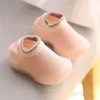 First Walkers Baby Shoes Toddler Walker Infant Boys Girls Kids Rubber Soft Sole Floor Barefoot Casual Knit Booties AntiSlip 230914