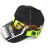 3 colores Moda Gorras de motocicleta Gorra de béisbol Hombres adultos Mujeres Fresco Hip Hop Bordado Casquette Snapback Sombrero para YAMAHA Negro Azul257f