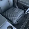 Bilstol täcker kudde med fickan med en enda säsong universell front körproektor läder auto mattskydd skydd