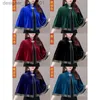 Women's Cape New Cape and Shawl Women's Autumn Cheongsam Outerwear Women's Autumn Stand Collar Small Shawl Gold Velvet Cape Short SPR L230914