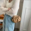 Dinner Bvs Designer Venetaabotegs Pouchs Cloud Echtes Leder y French Fold New Summer Vielsatile Shoulder Messenger Dumpling H21I